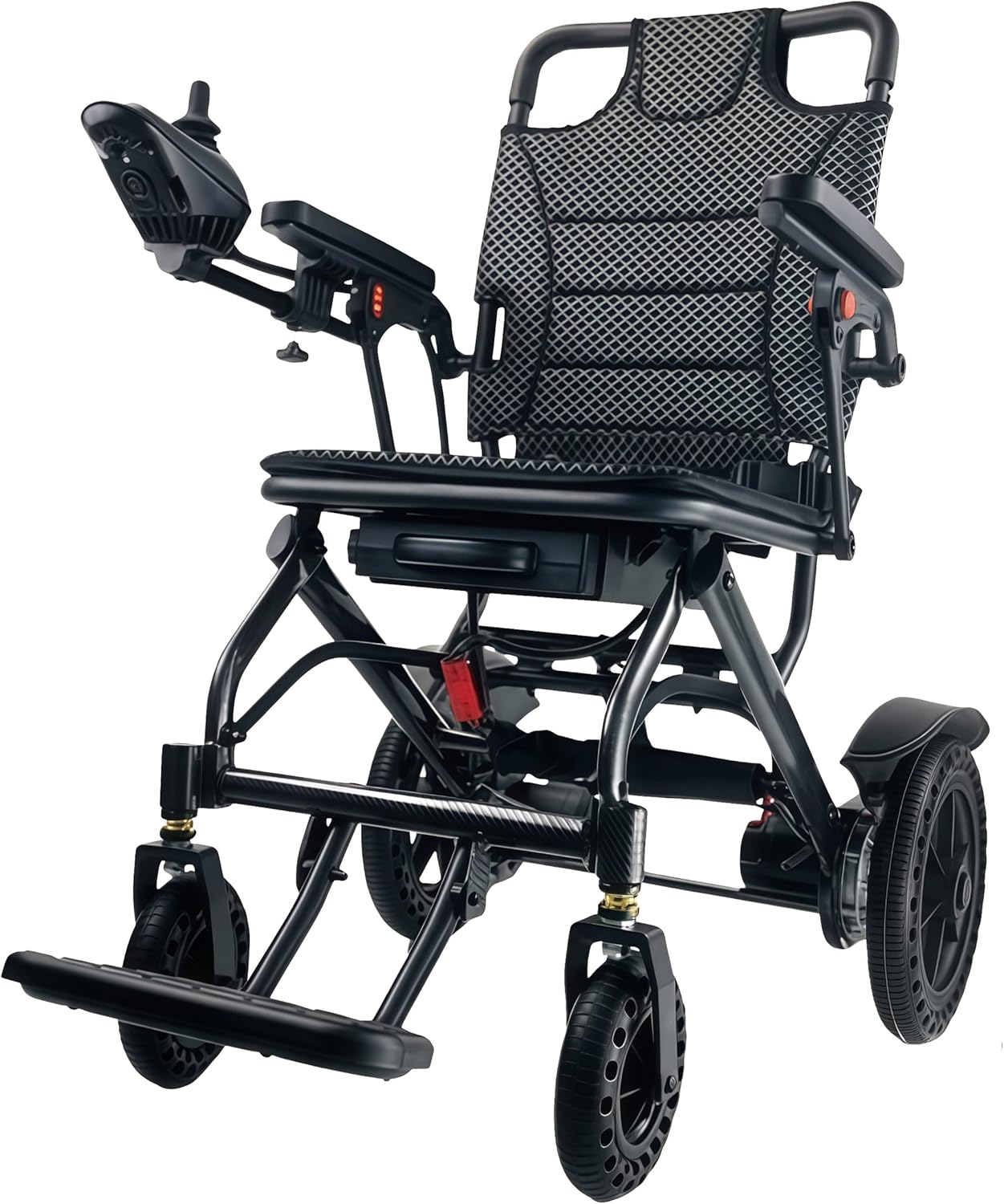 Electric Folding Wheelchair – 500W Motor, 20km Range, Lightweight Frame, Supports up to 150kg