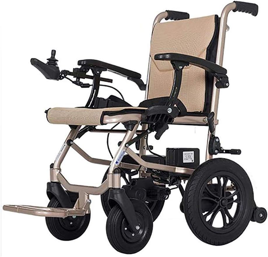 Foldable Electric Wheelchair – 20km Range, 220lb Capacity, 14kg, Dual Battery, 360° Joystick