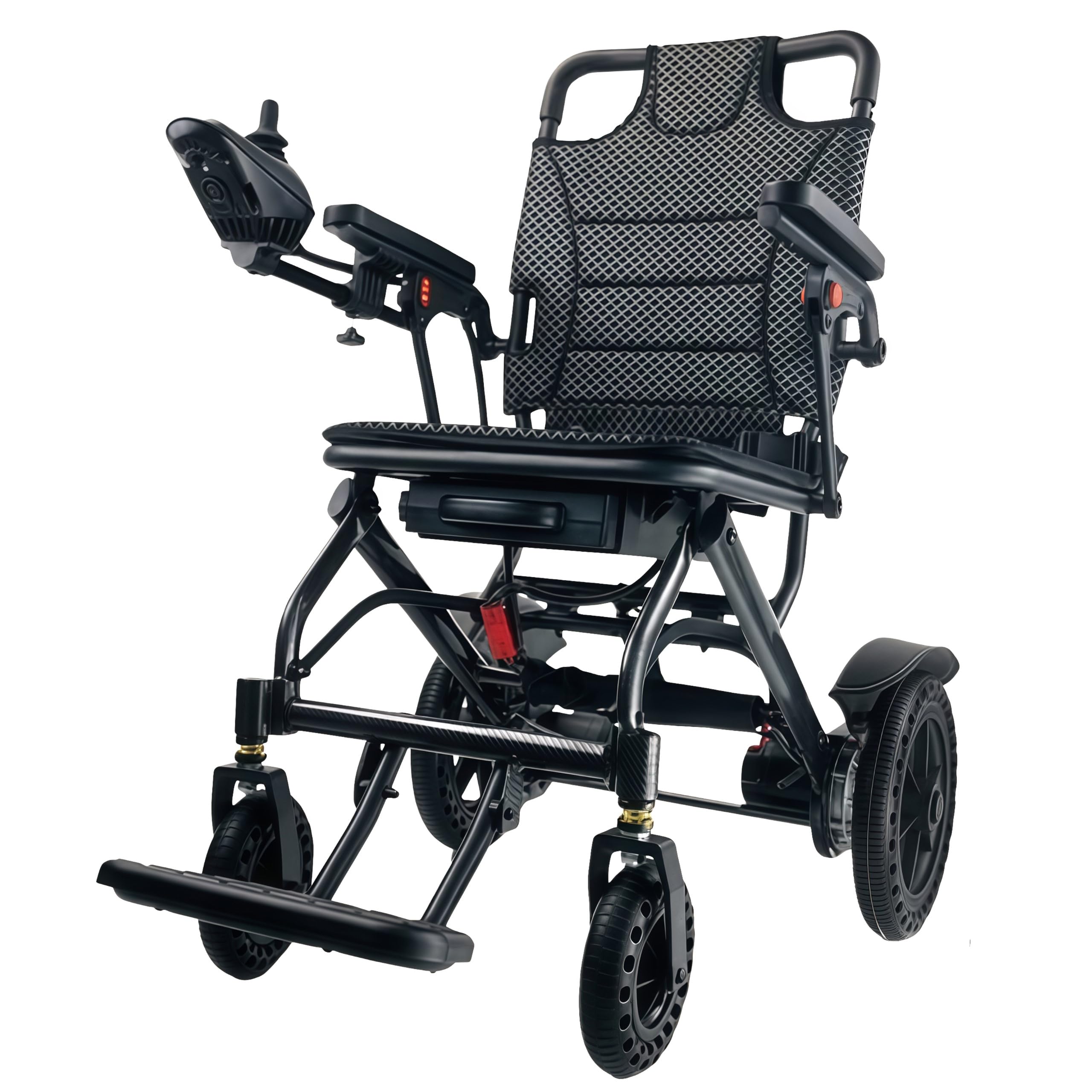 Electric Folding Wheelchair – 500W Motor, 20km Range, Lightweight Frame, Supports up to 150kg